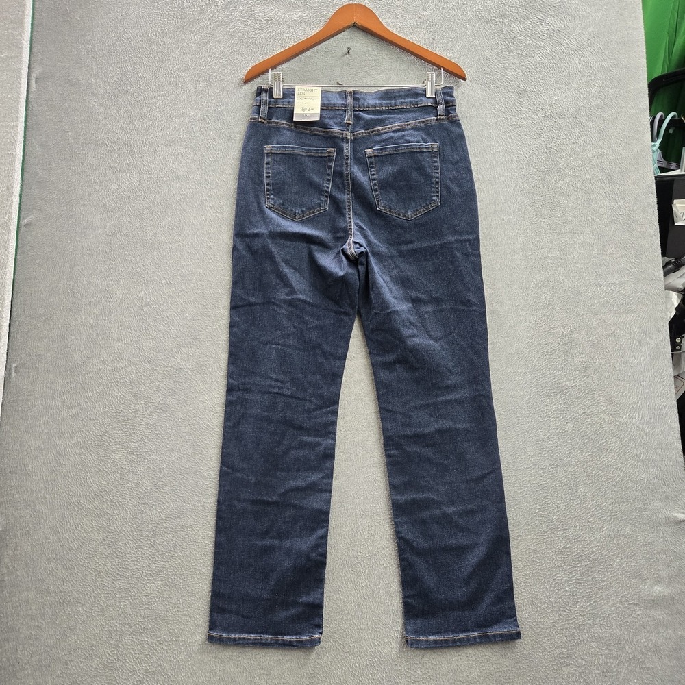 Style & Co Women Jeans 10S Blue Denim Straight Leg NWT - Picture 12 of 13